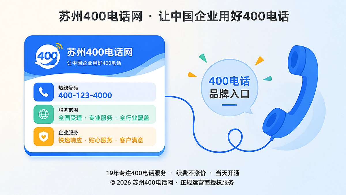 400电话品牌入口示意图