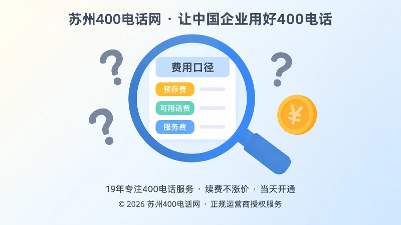 核算400电话套餐费用口径与余额规则的插图