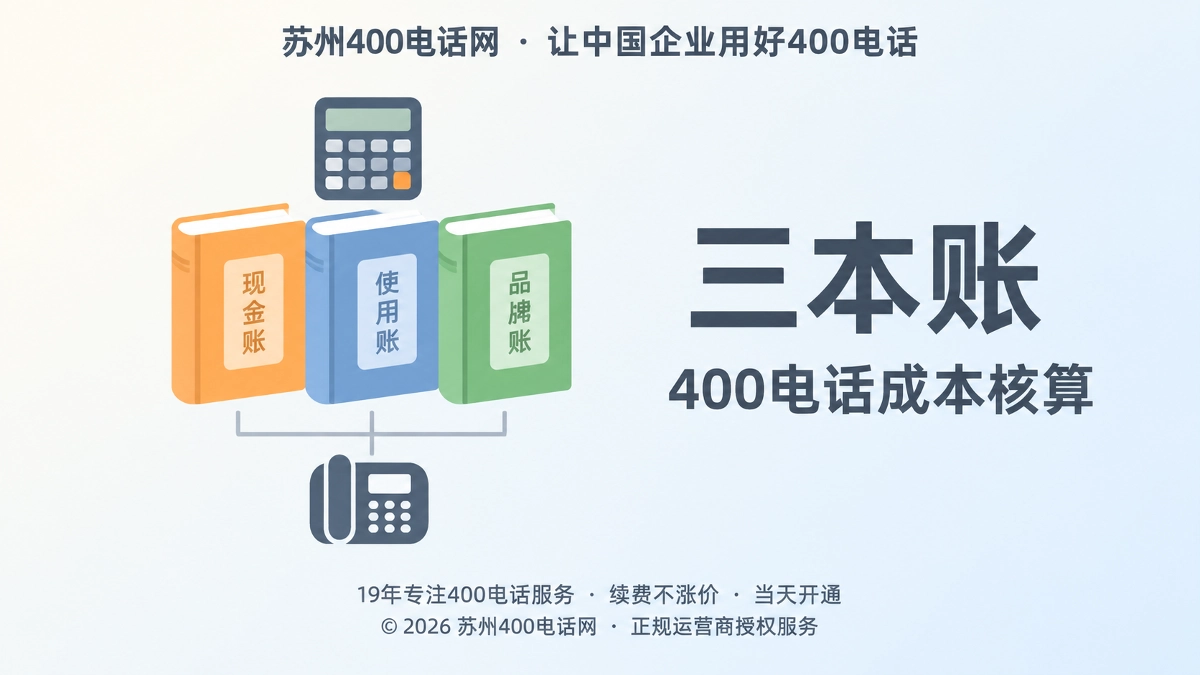 2026年400电话套餐三本账示意图